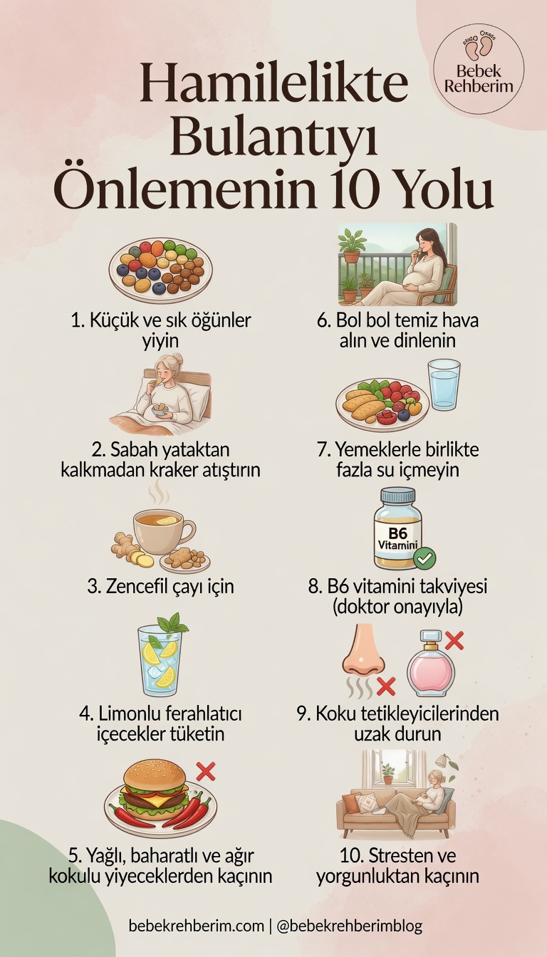 Hamilelikte Bulantı Nasıl Geçer? (10 Etkili ve Doğal Yöntem)
